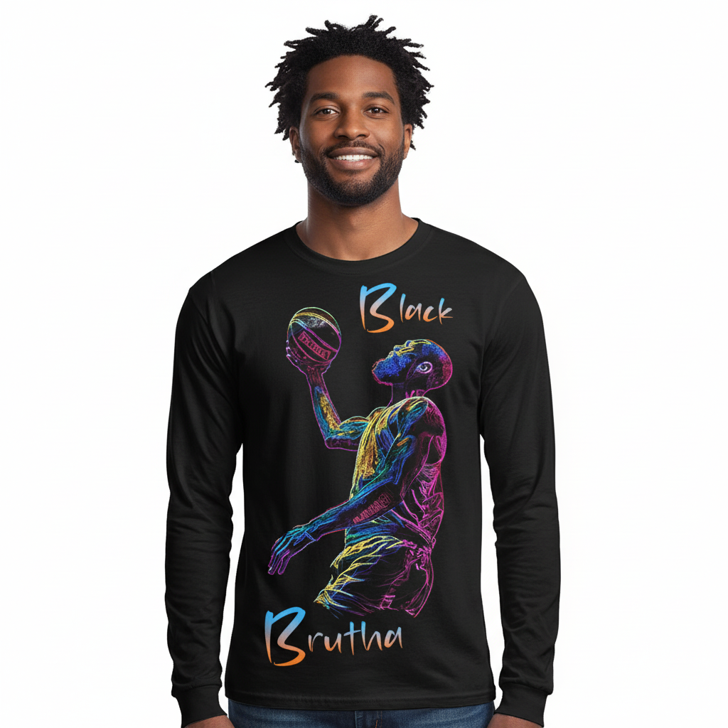 Men’s Long-Sleeve T-Shirt (Model T51)