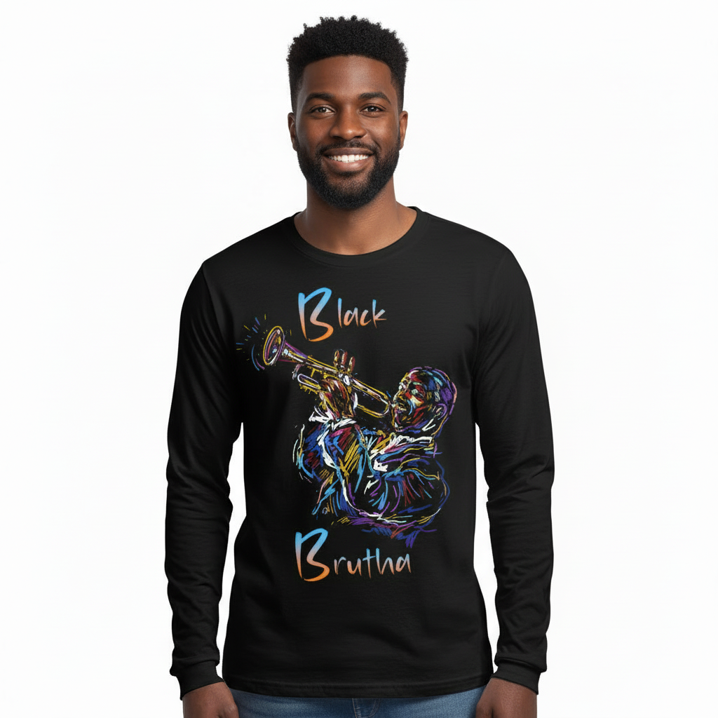 Men’s Long-Sleeve T-Shirt (Model T51)