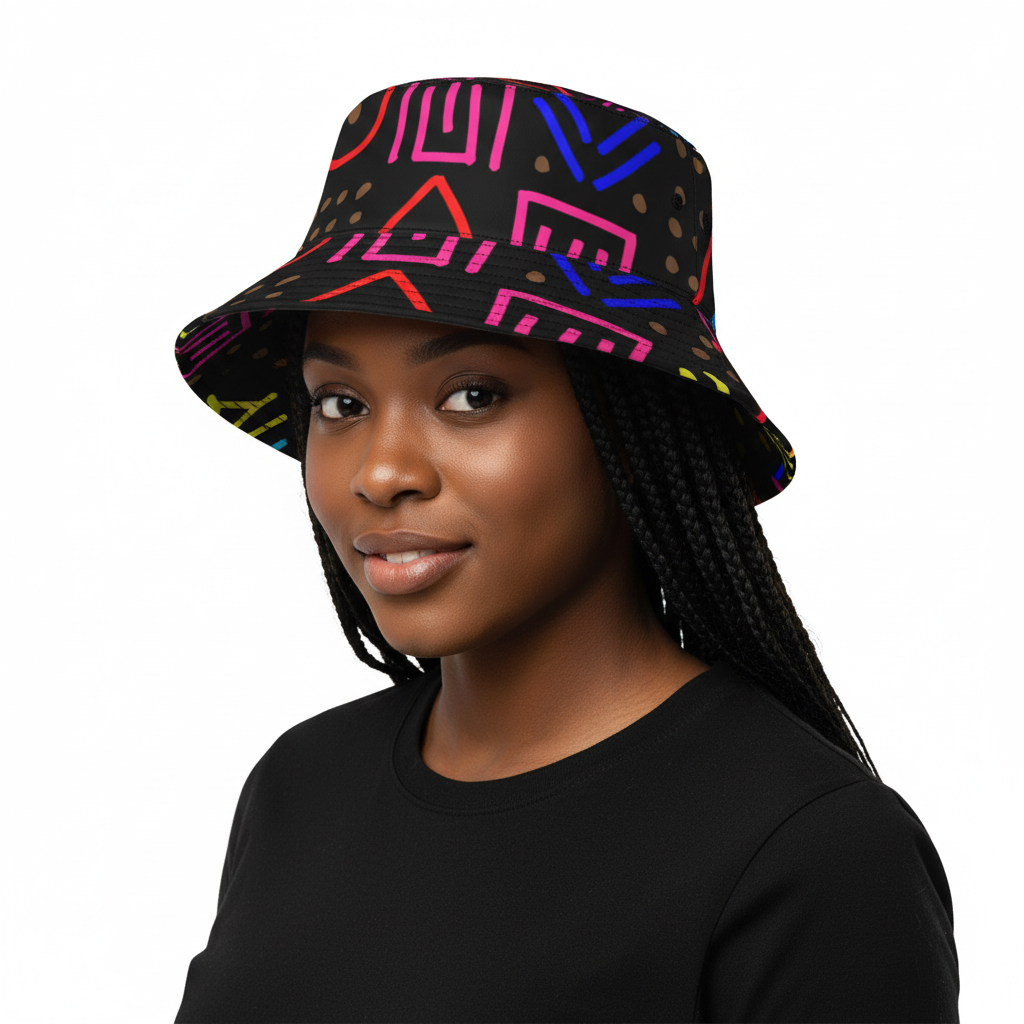 Unisex Bucket Hat Harlem Print Magic