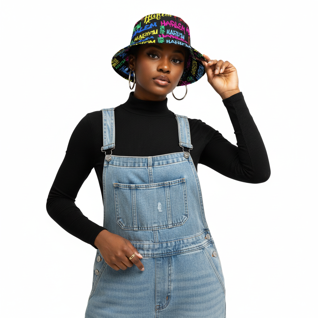 Unisex Bucket Hat Harlem Print Magic