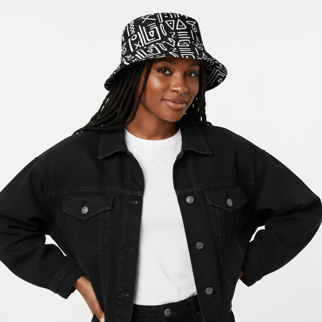 Unisex Bucket Hat Harlem Print Magic