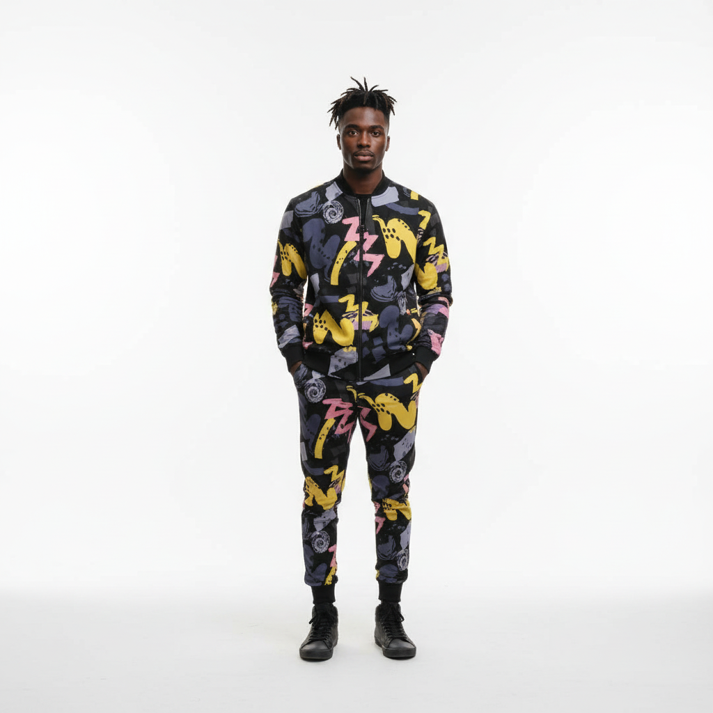 Men's All Over Print Sweat Suit