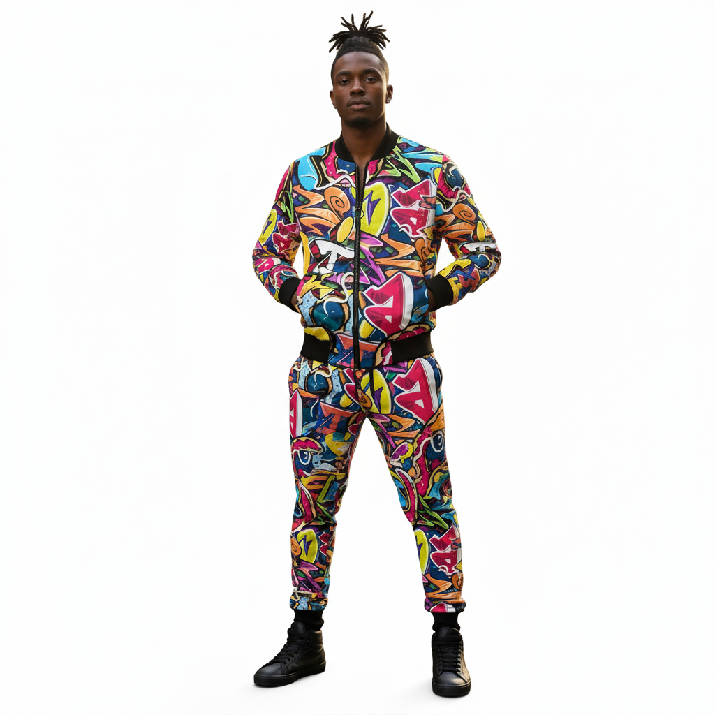 Men's All Over Print Sweat Suit