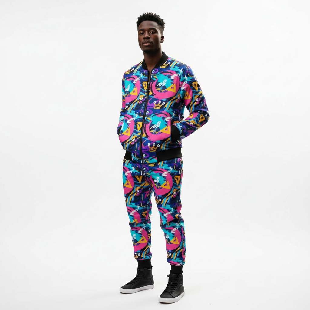 Men's All Over Print Sweat Suit