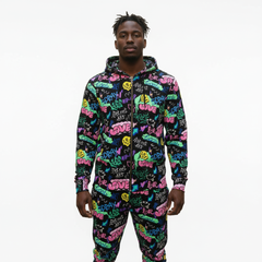 Men's All Over Print Full Zip Hoodie