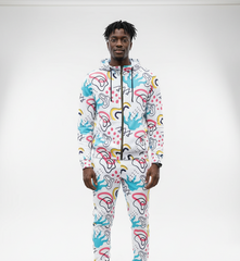 Men's All Over Print Full Zip Hoodie