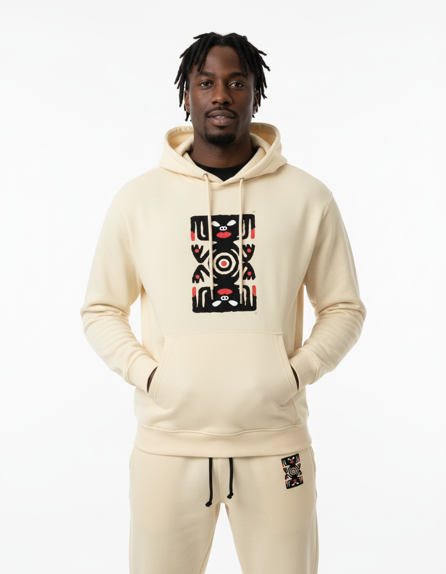 Tribal Print Hoodie Set
