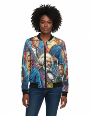 Women's All Over Print  Bomber Jacket