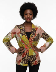 Women's Two-Button Casual Blazer Suit