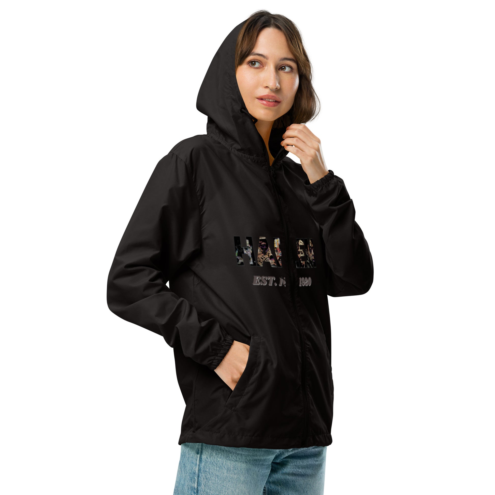 Harlem Icons Unisex lightweight zip up windbreaker