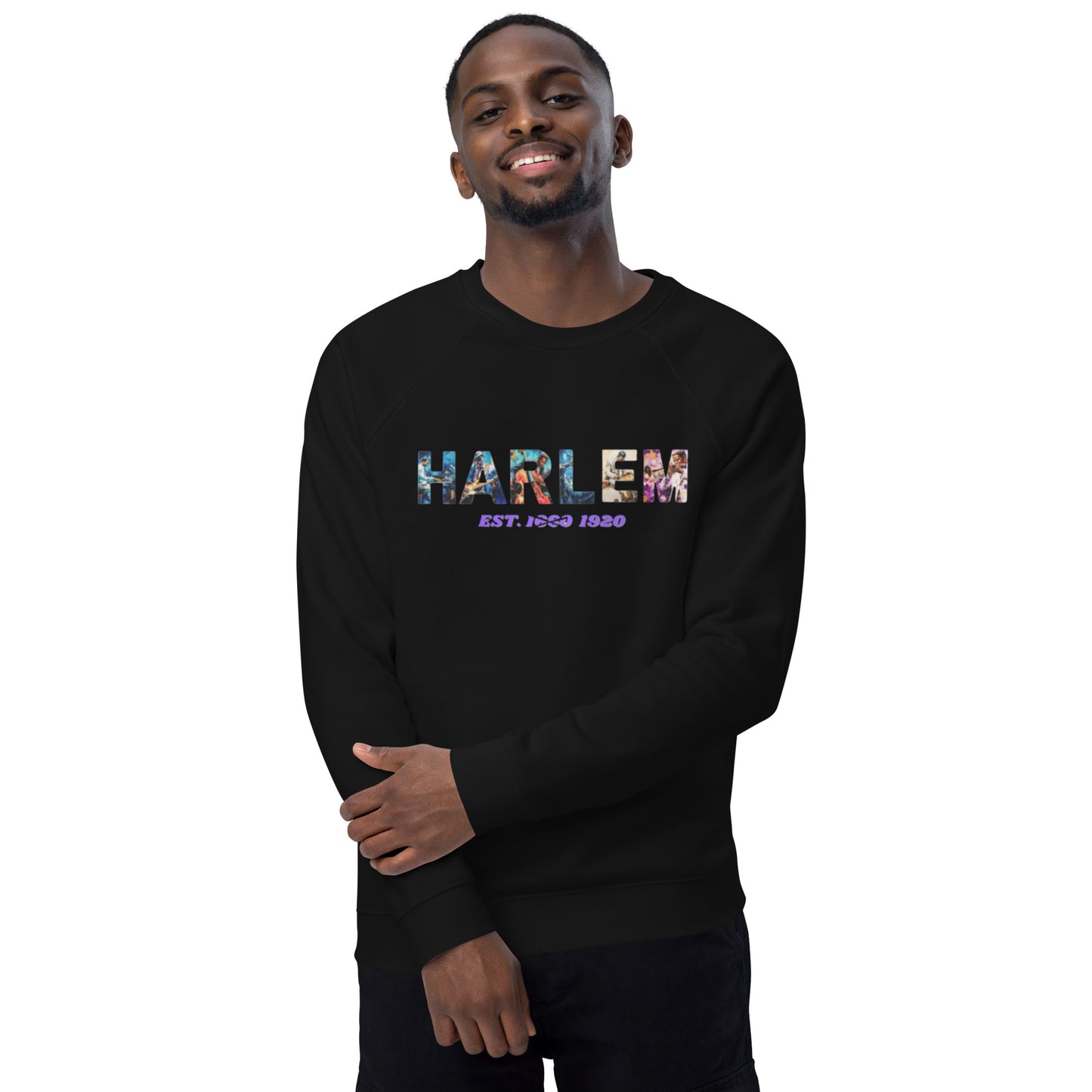 Harlem Jazz Musician Unisex Organic Long T-shirt