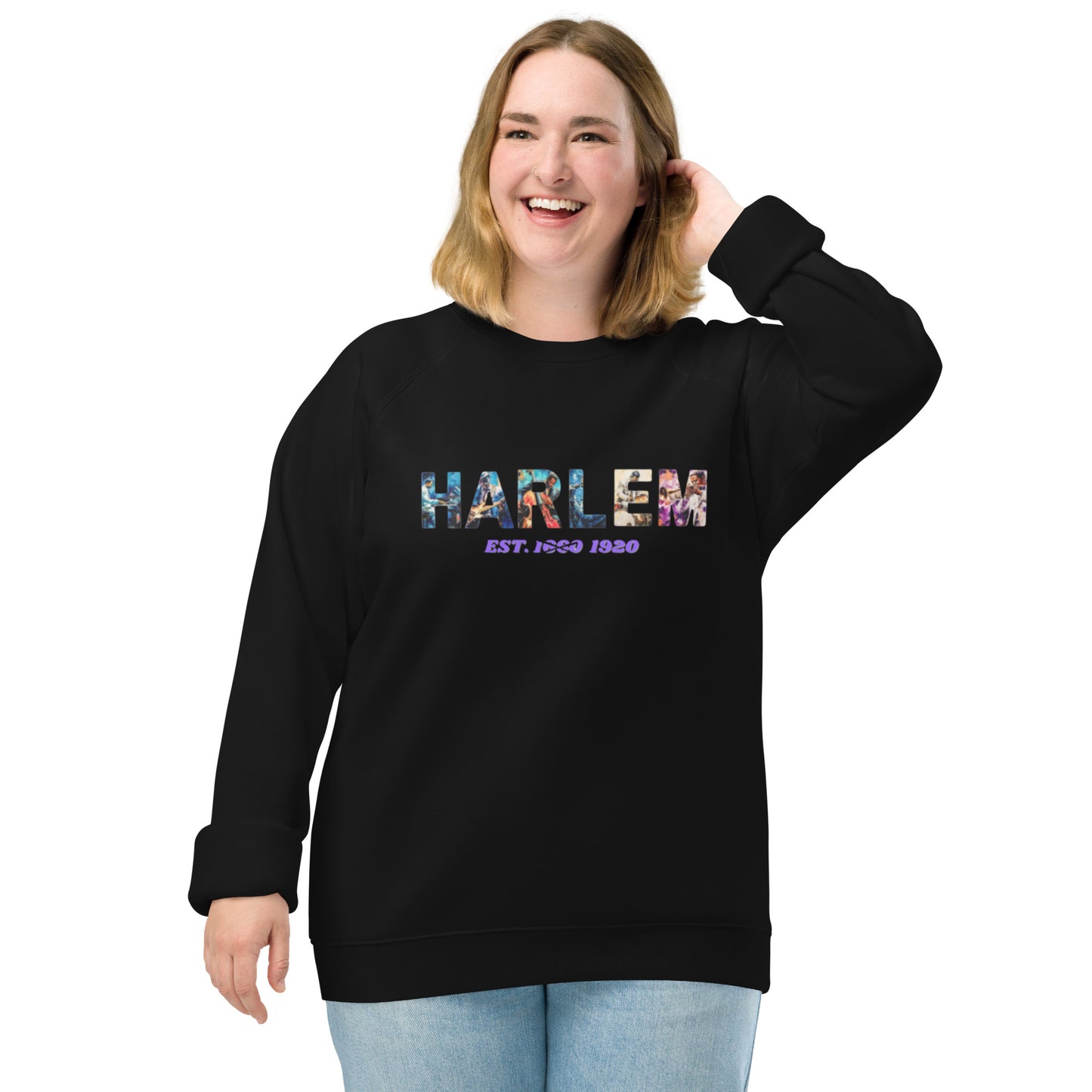 Harlem Jazz Musician Unisex Organic Long T-shirt