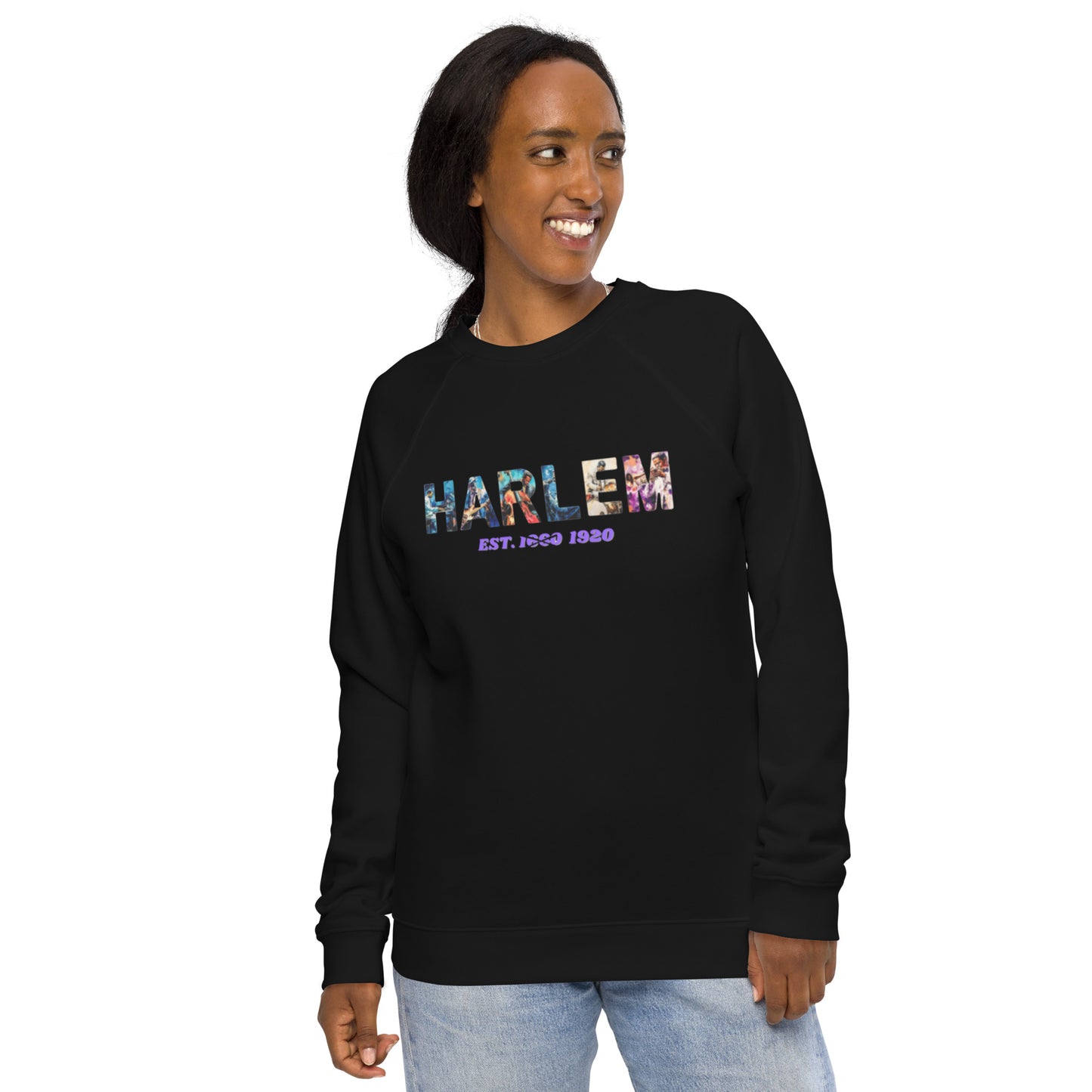 Harlem Jazz Musician Unisex Organic Long T-shirt